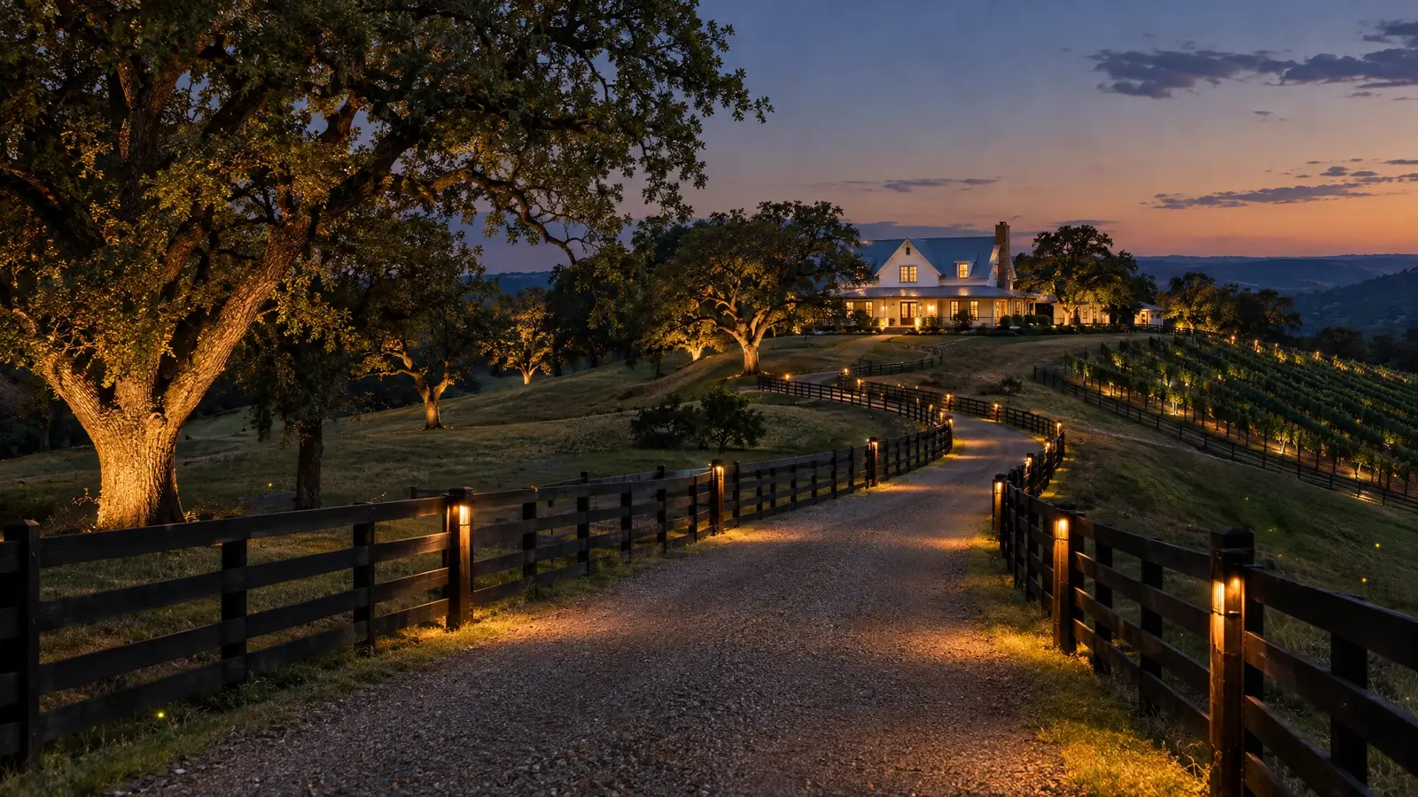 Outdoor lighting in Arrington, Tennessee