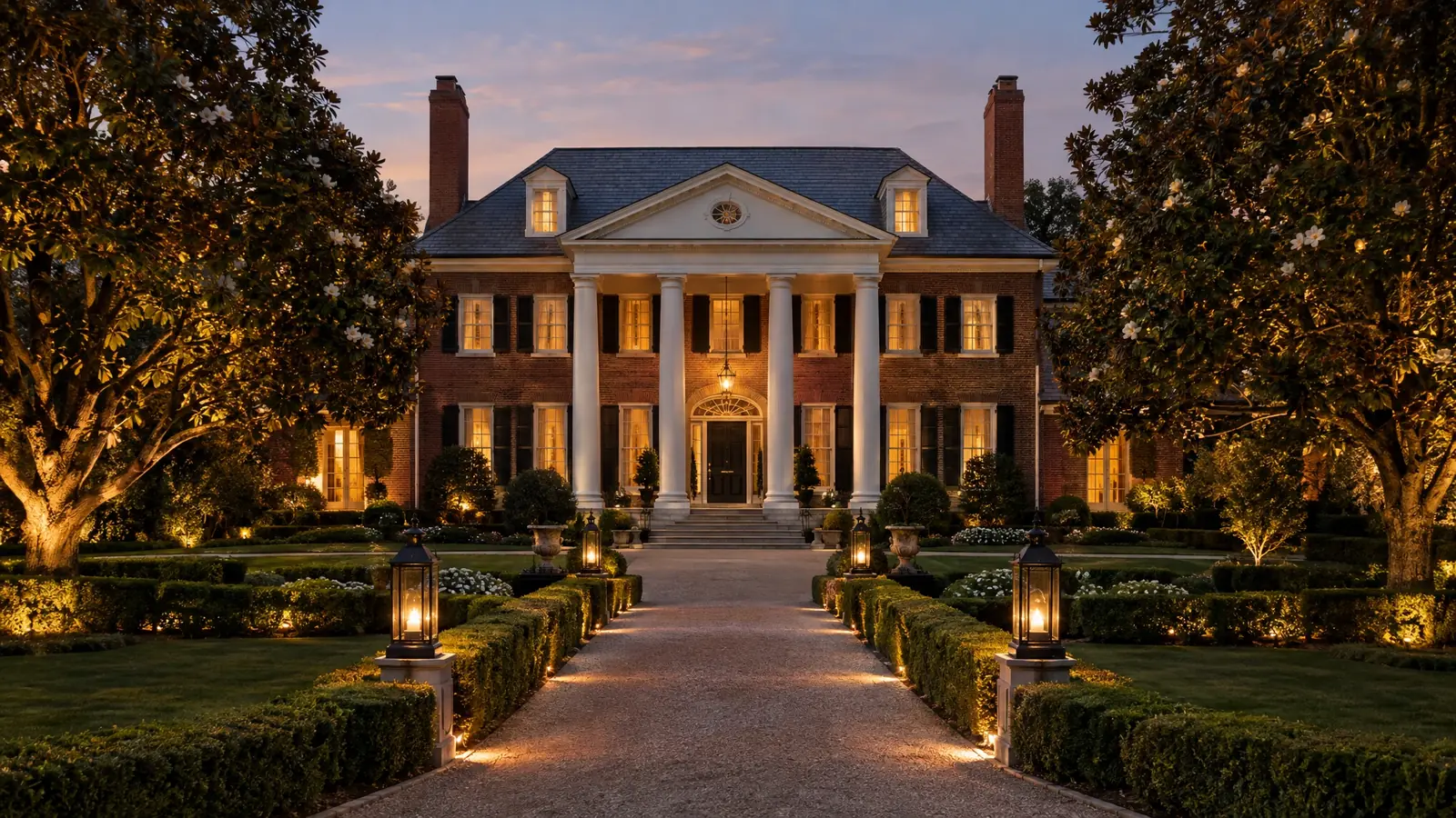 Outdoor lighting in Belle Meade, Tennessee