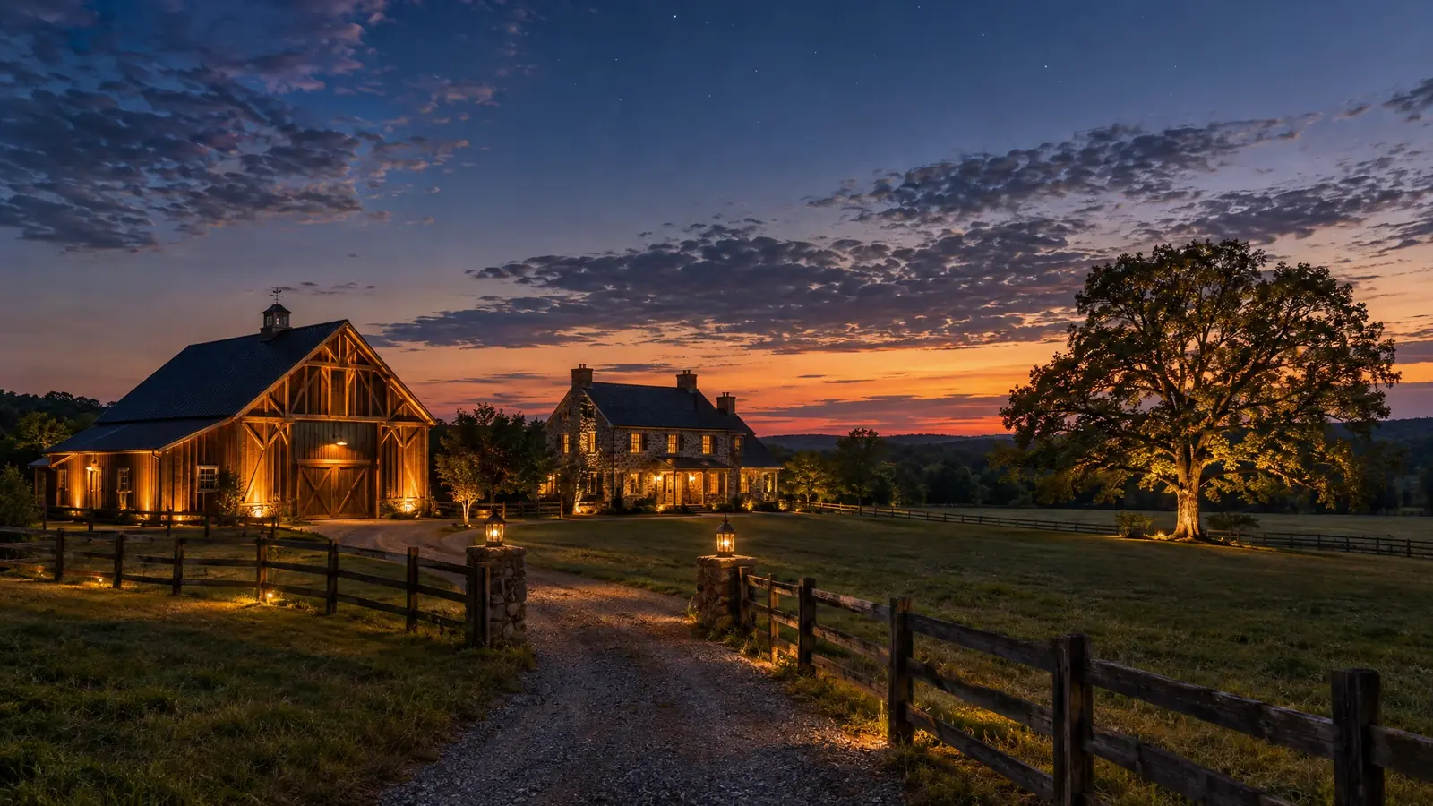 Outdoor lighting in College Grove, Tennessee