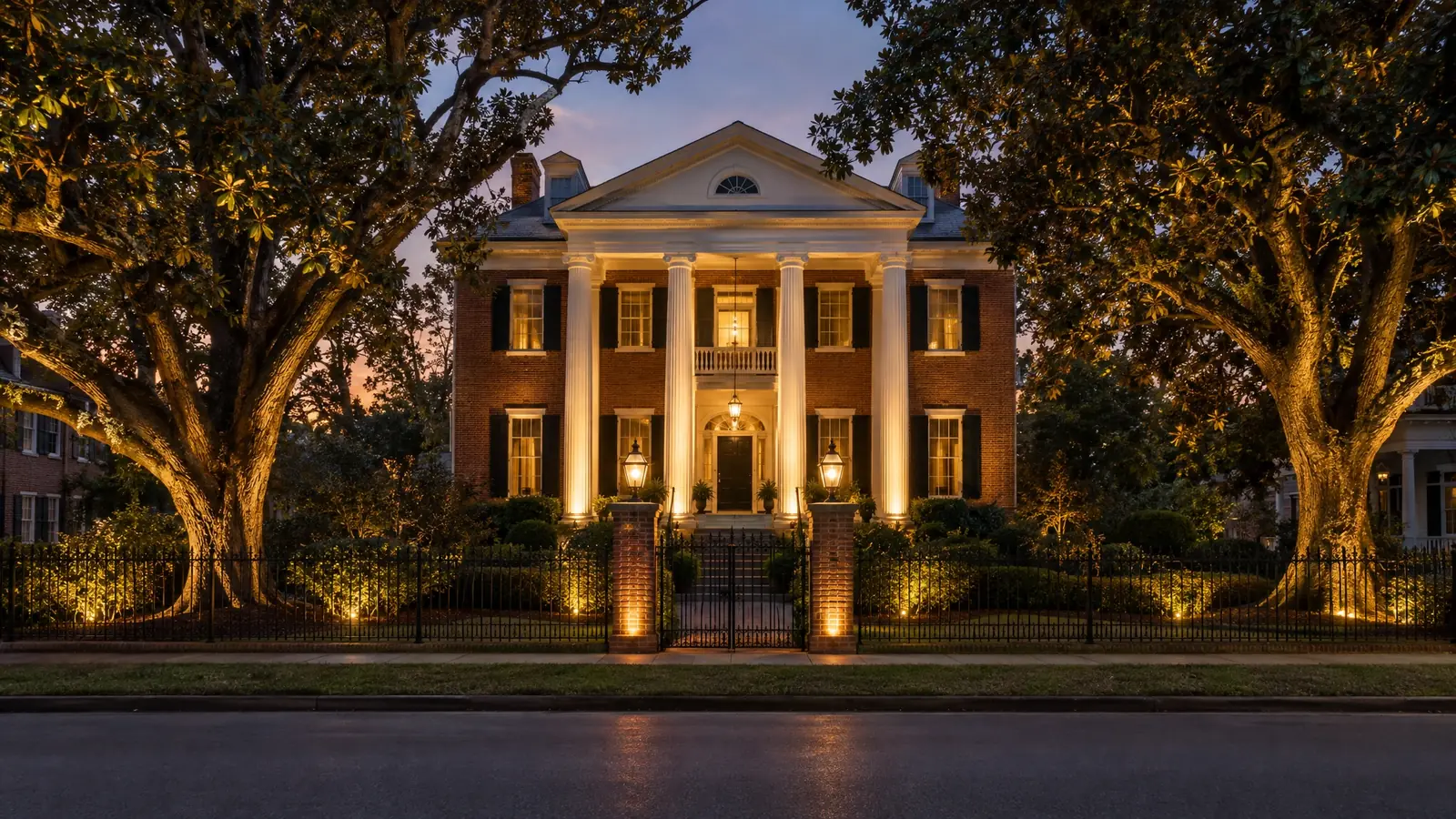 Outdoor lighting in Columbia, Tennessee