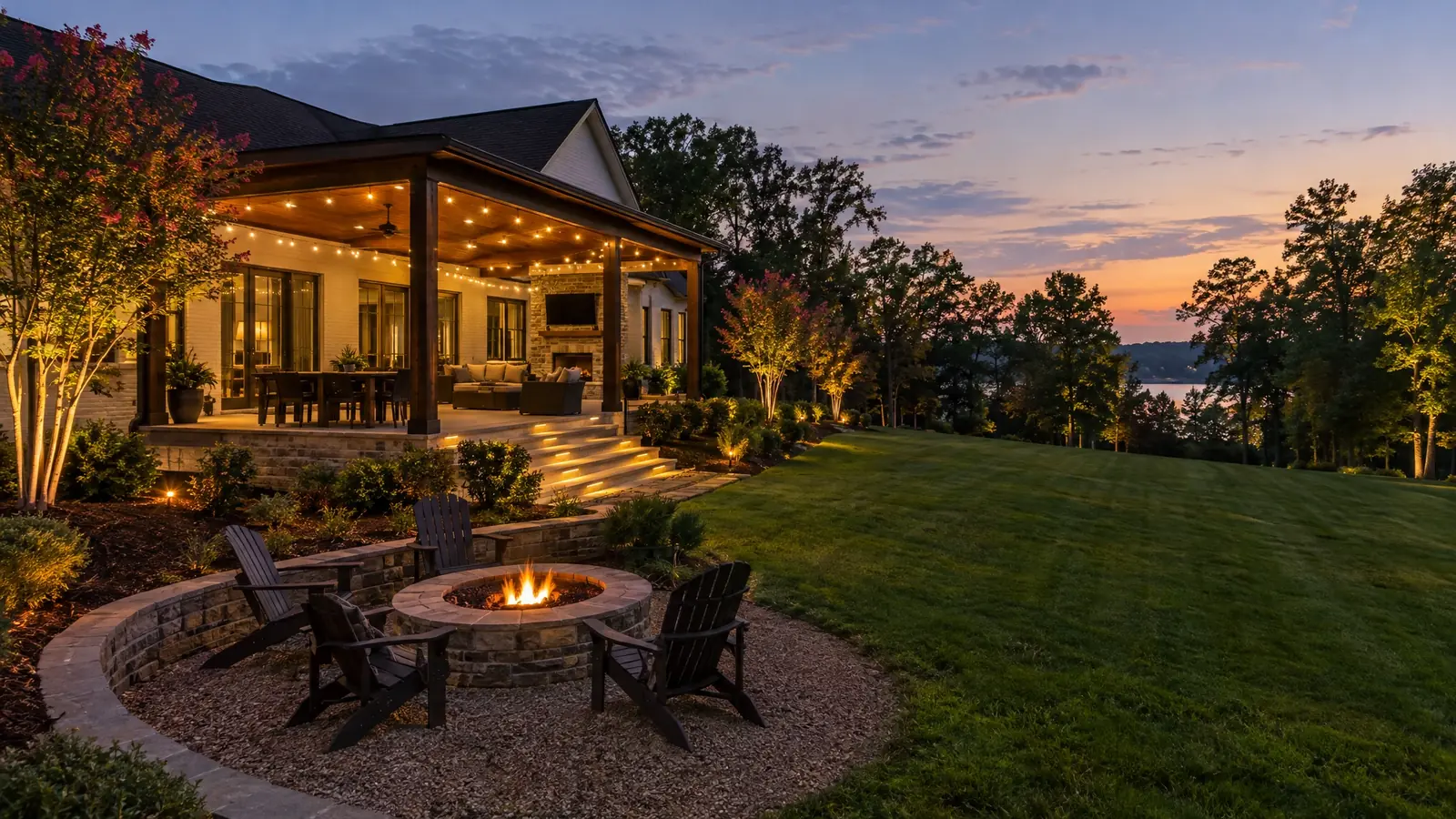 Outdoor lighting in La Vergne, Tennessee