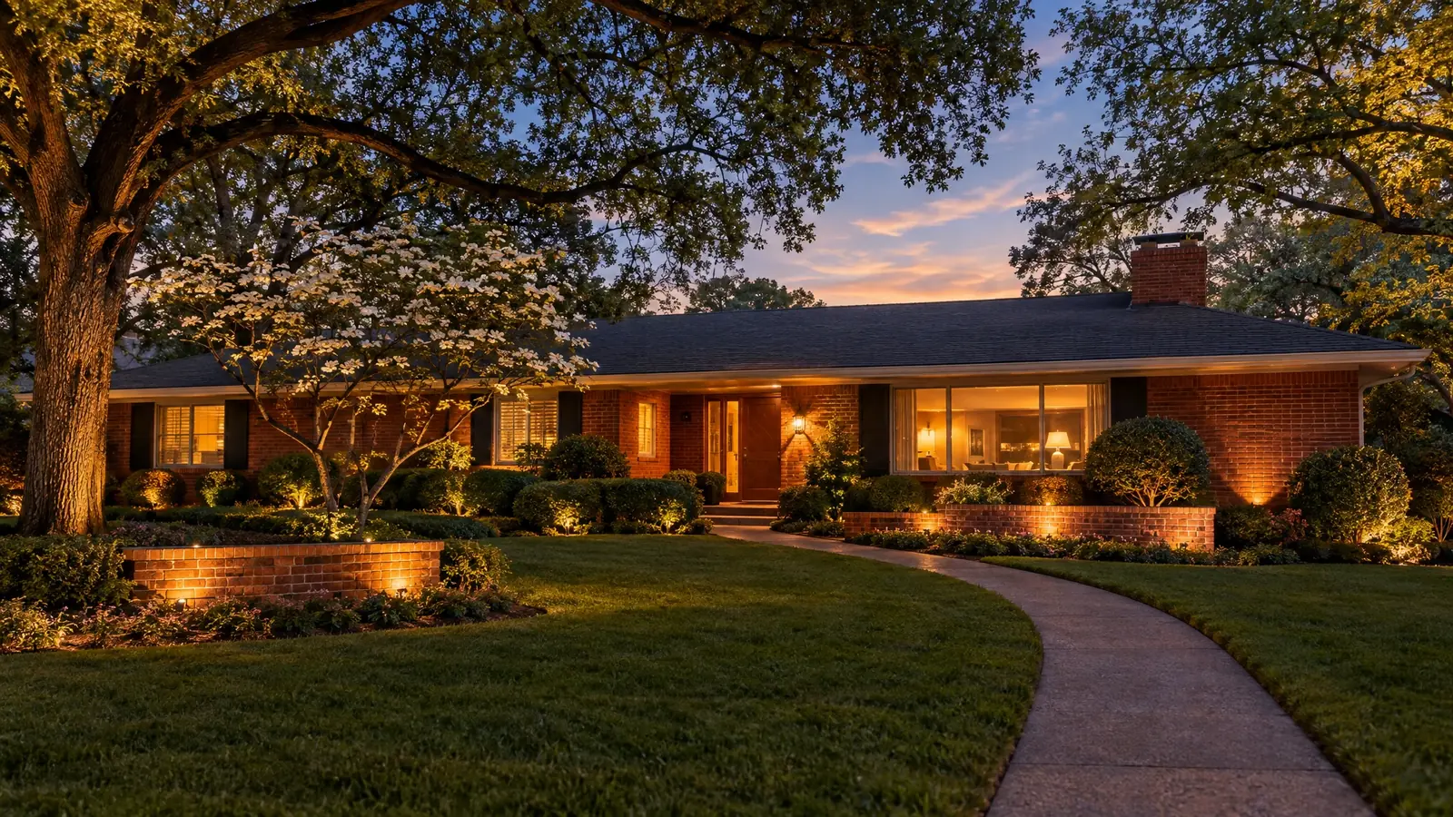 Outdoor lighting in Madison, Tennessee