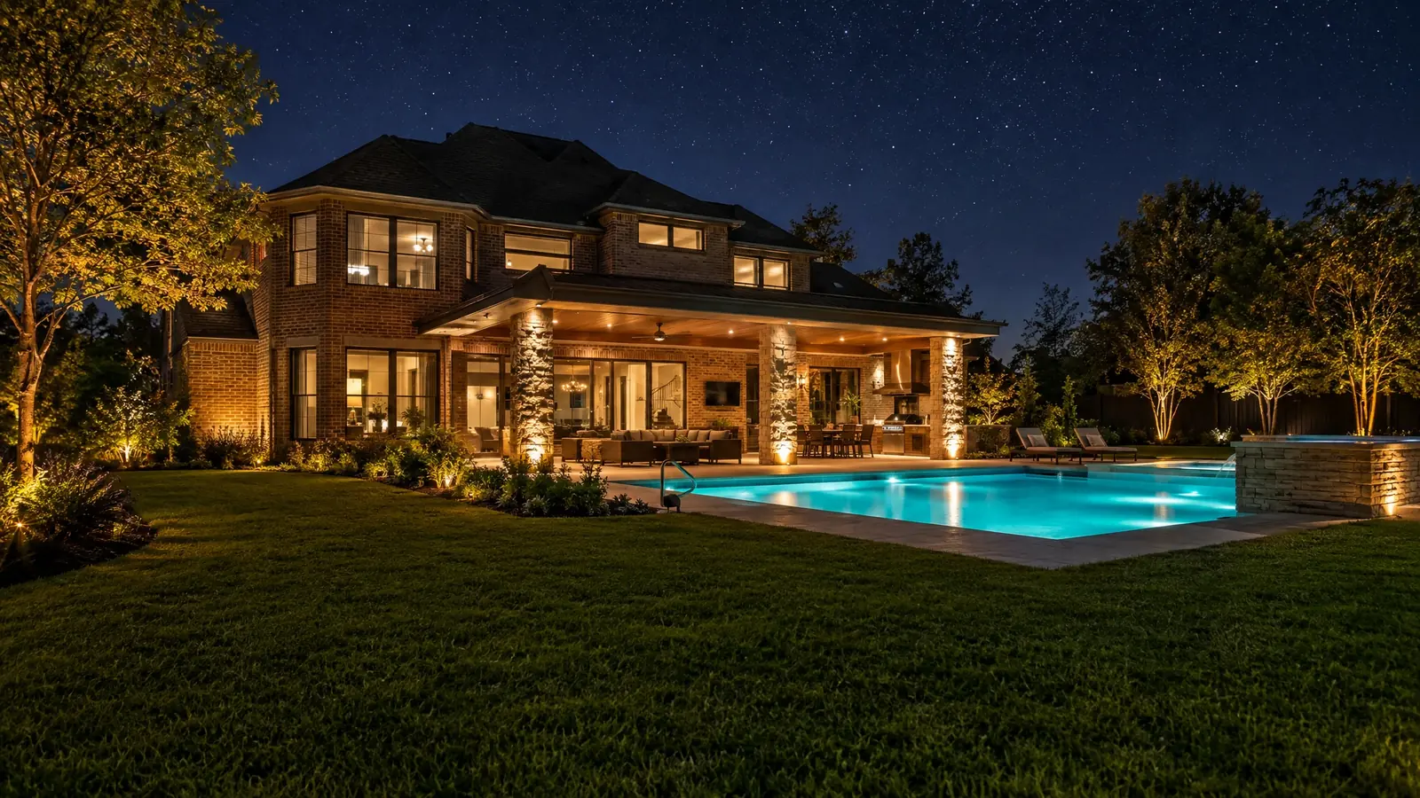 Outdoor lighting in Murfreesboro, Tennessee