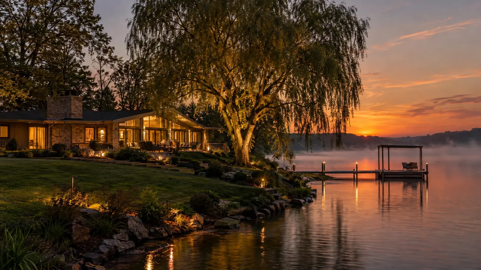 Outdoor lighting in Old Hickory, Tennessee